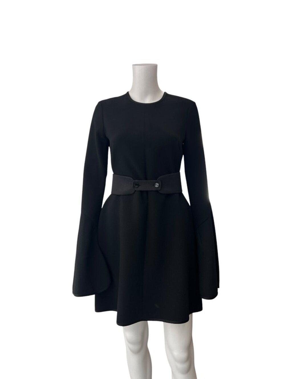 Ellery Black Belted Mini Fit & Flare Dress size 6/FR 38